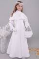 Communion dress with guipure 6/UK-RS1 - obraz 2