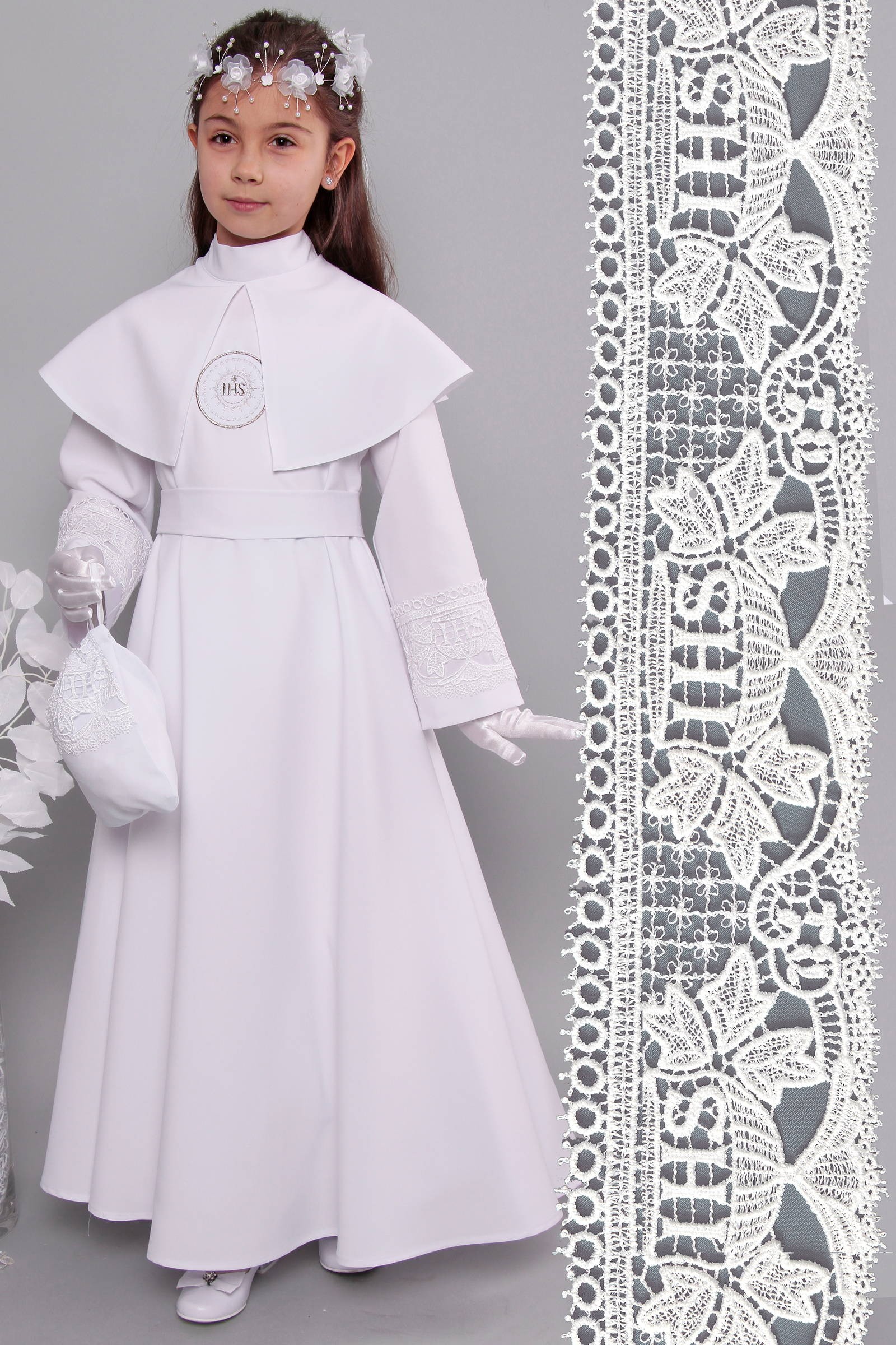 Communion Alba with guipure 12/UK-RS - obraz 1