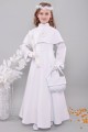 Communion dress with guipure 6/UK-RS1 - obraz 3