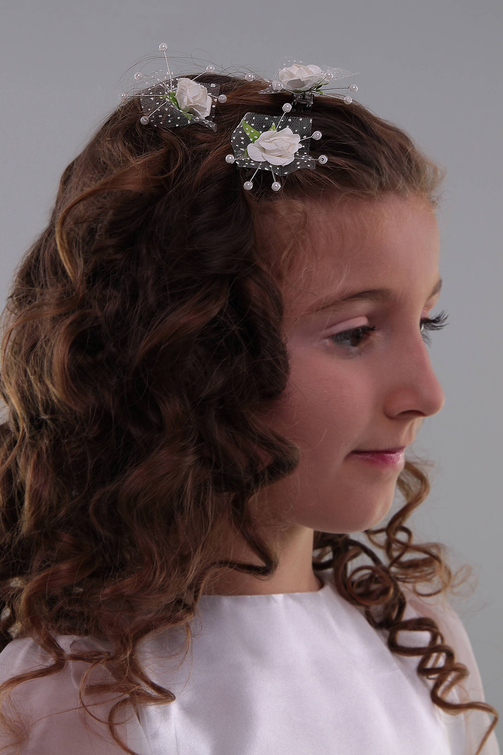 Communion pin - Cream rose Communion pin - Cream rose - obraz 0