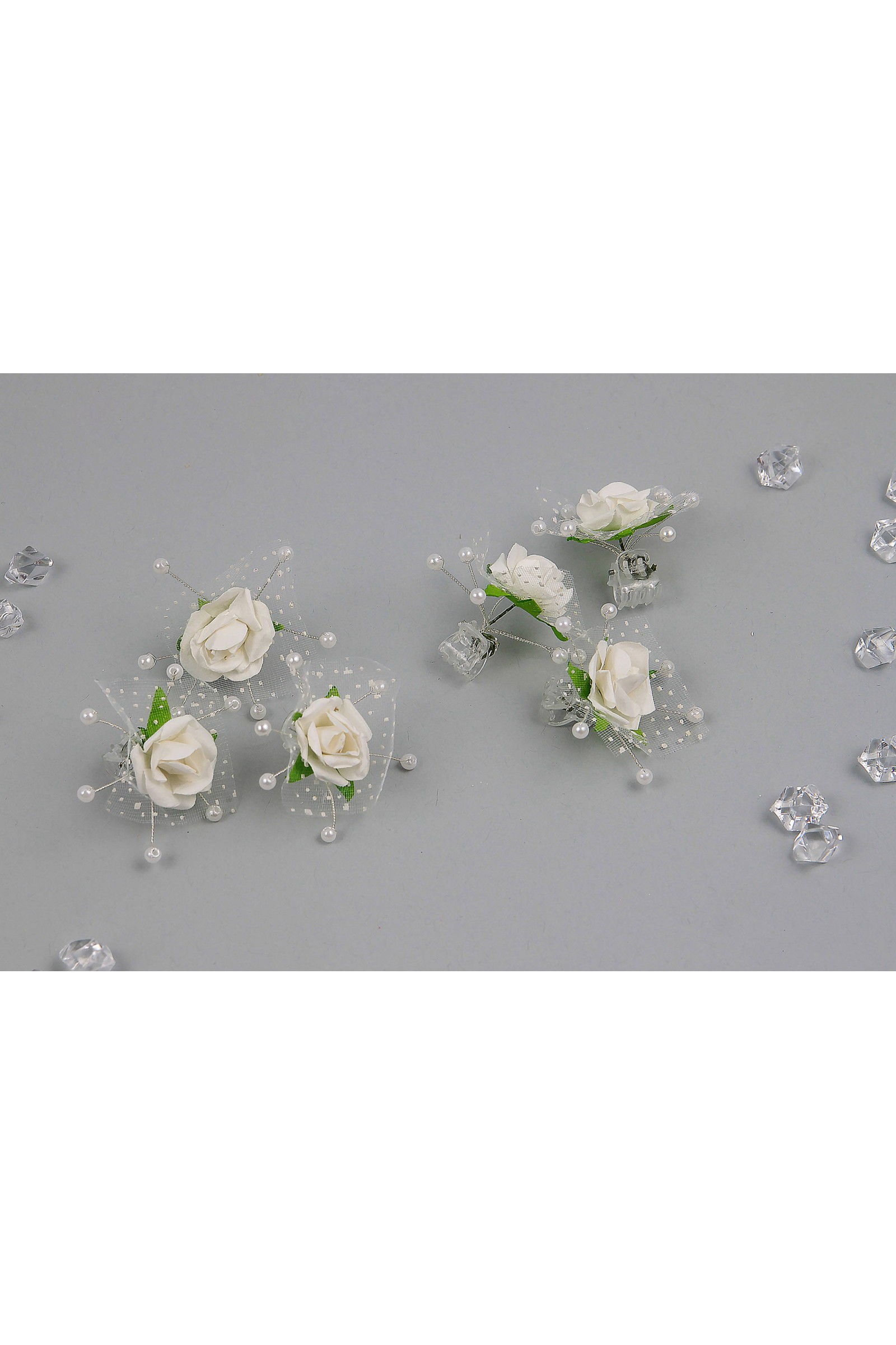 Communion pin - Cream rose Communion pin - Cream rose - obraz 1