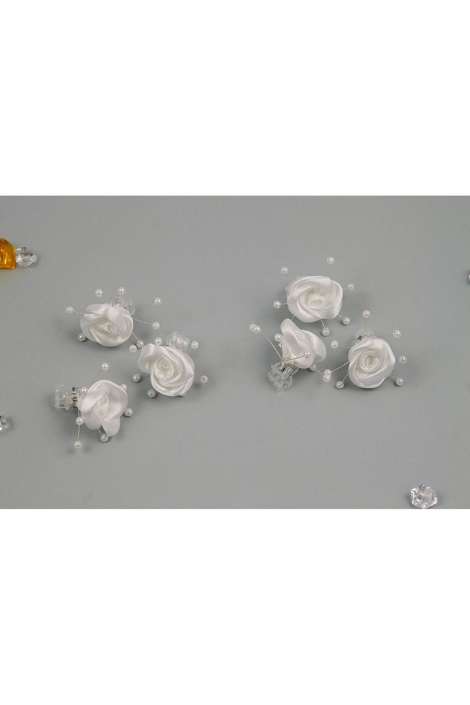 Communion pin - Rose white Communion pin - Rose white - obraz 1