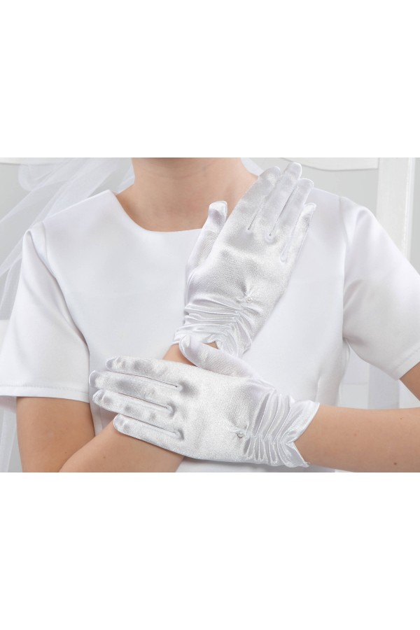 Communion Gloves Classic UK-Nr4 Communion Gloves Classic UK-Nr4 - obraz 1
