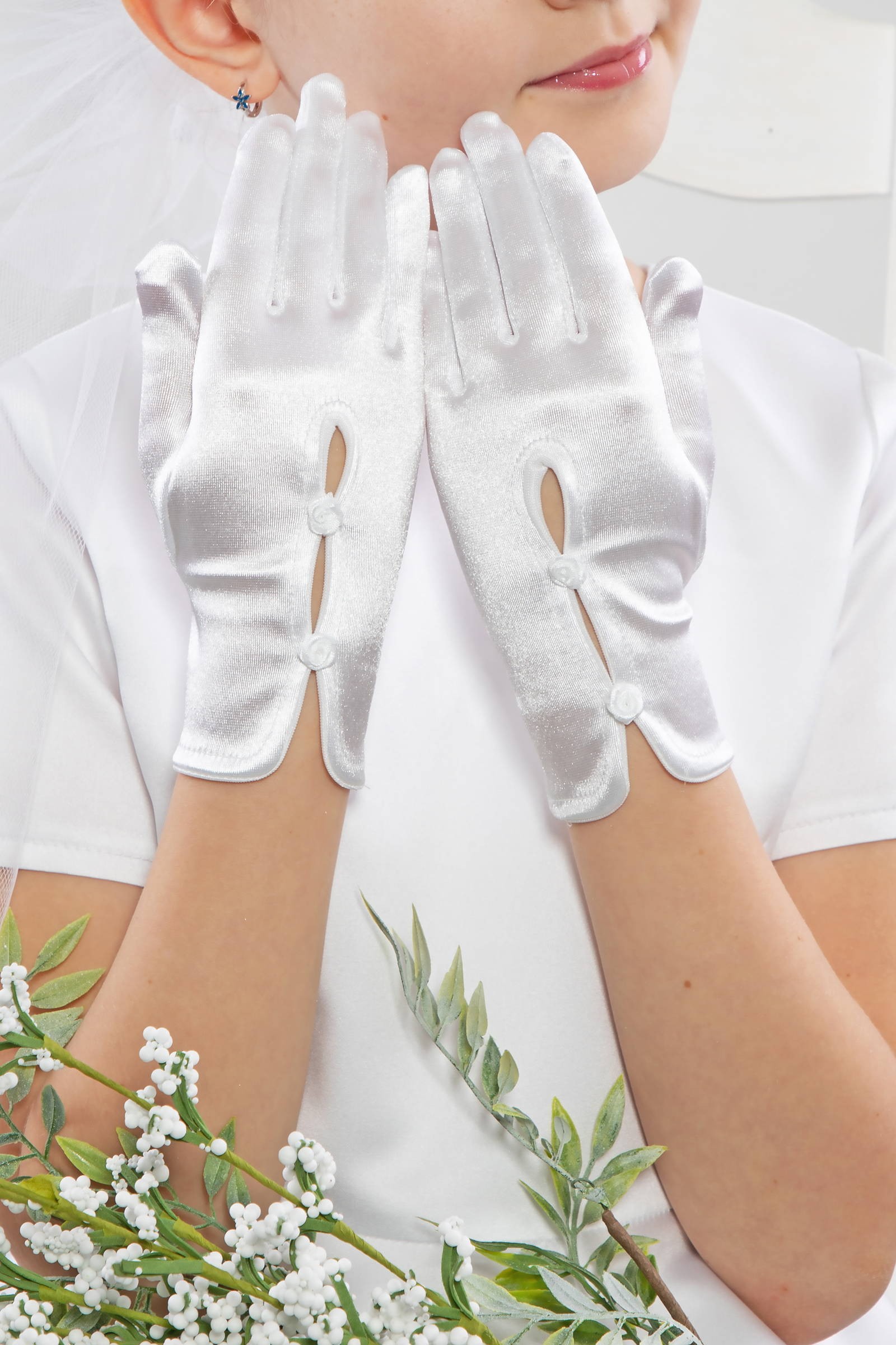 Communion Gloves Classic UK-Nr10 Communion Gloves Classic UK-Nr10 - obraz 0