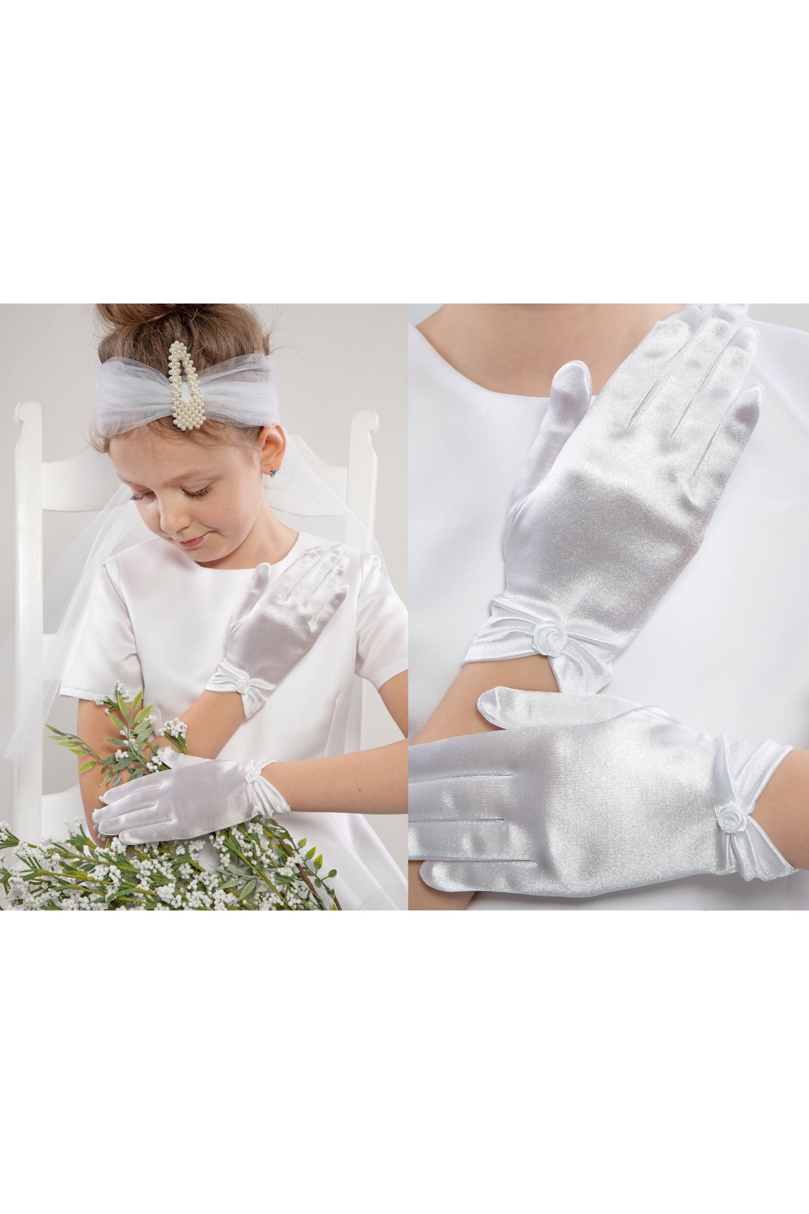 Communion Gloves Classic UK-Nr8 Communion Gloves Classic UK-Nr8 - obraz 1