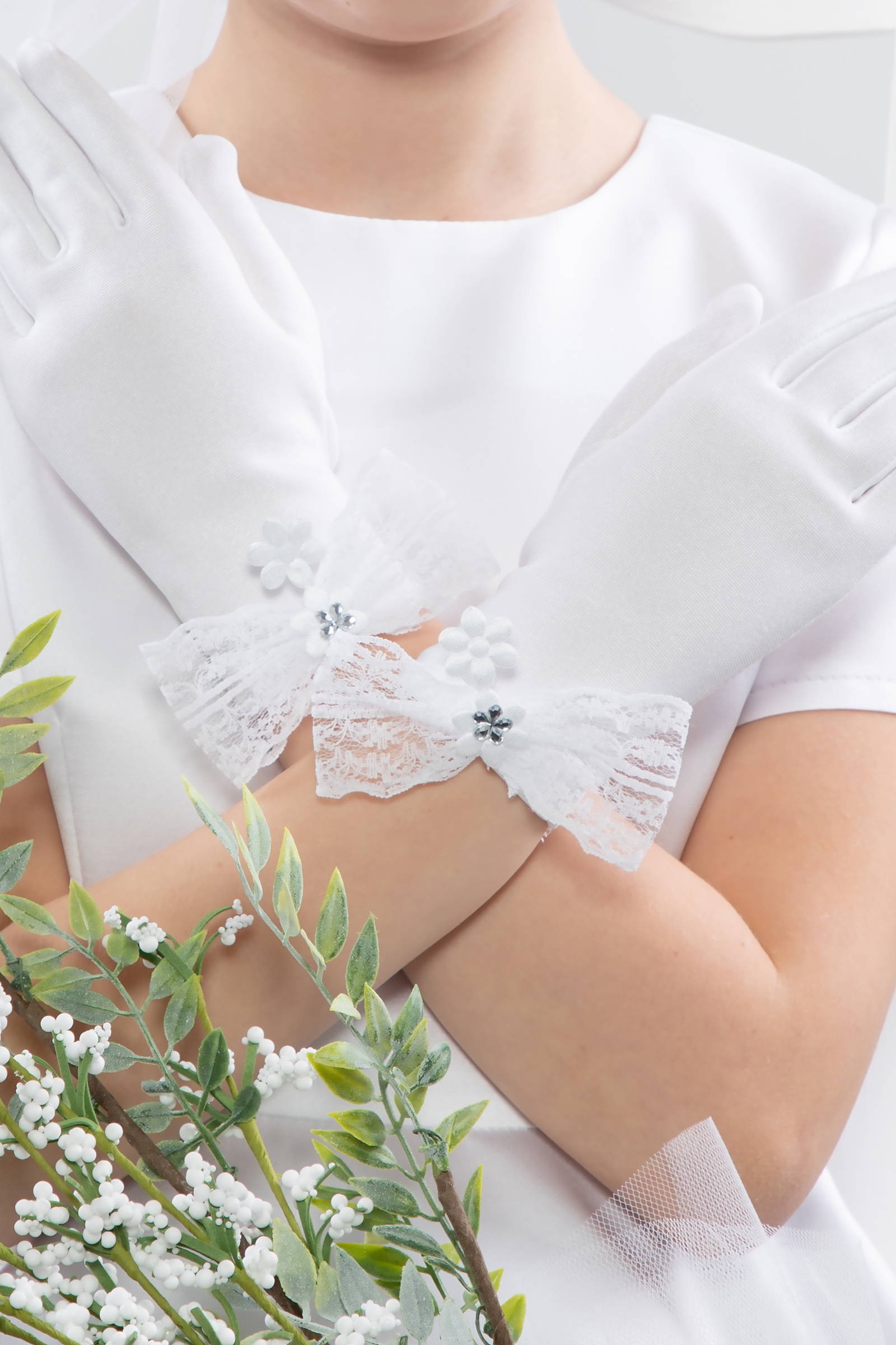 Communion Gloves Classic UK-Nr28 Communion Gloves Classic UK-Nr28 - obraz 0