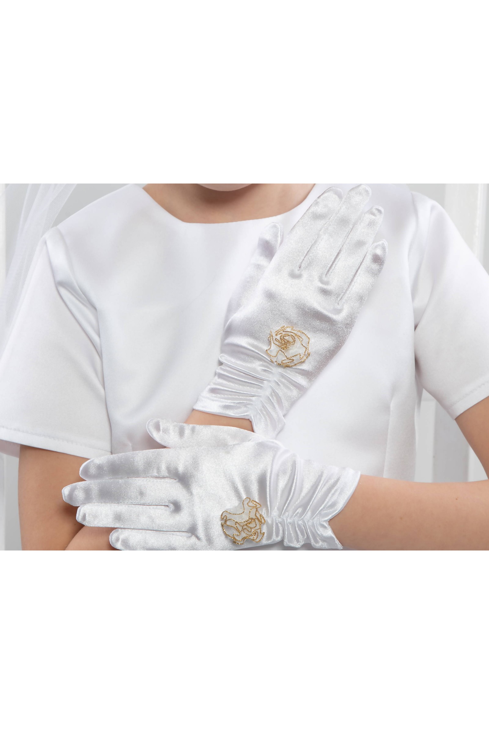 Communion Gloves Classic UK-Nr3a Communion Gloves Classic UK-Nr3a - obraz 2