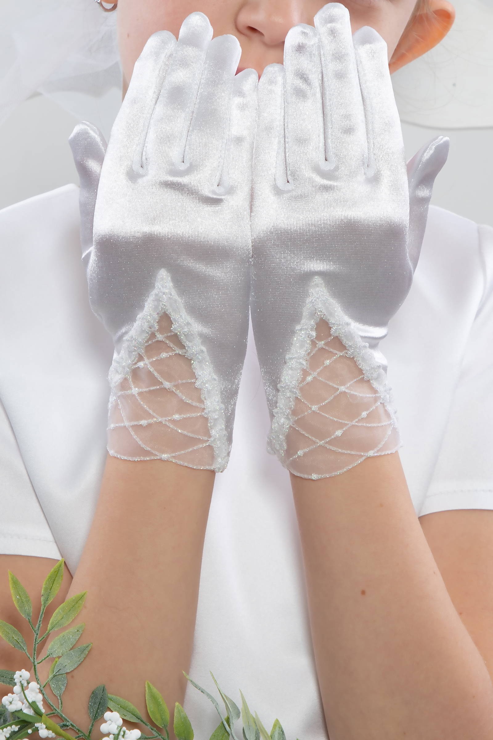 Communion Gloves Classic UK-Nr19 Communion Gloves Classic UK-Nr19 - obraz 0