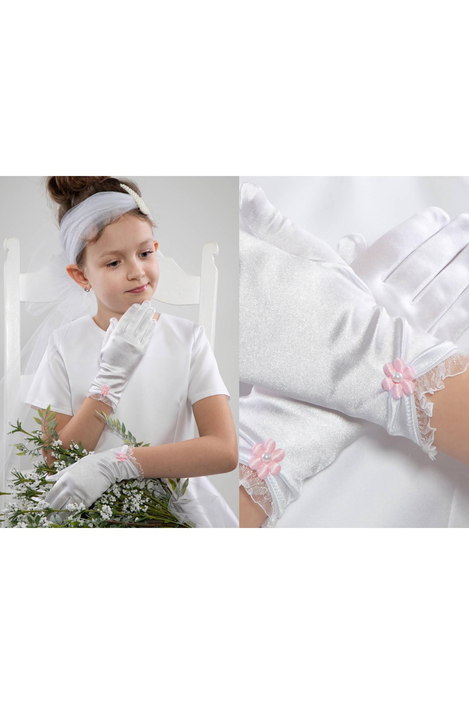Communion Gloves Classic UK-Nr17 Communion Gloves Classic UK-Nr17 - obraz 1