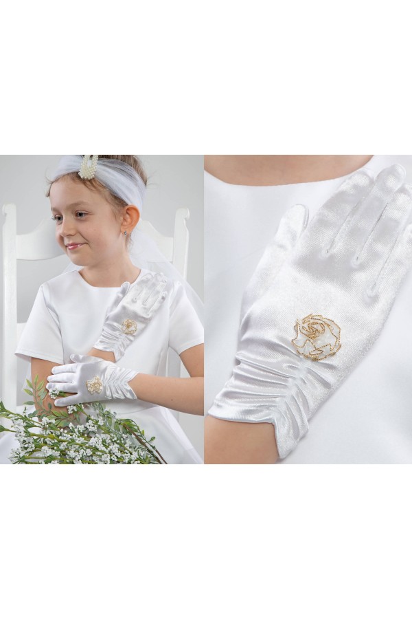 Communion Gloves Classic UK-Nr3a Communion Gloves Classic UK-Nr3a - obraz 3