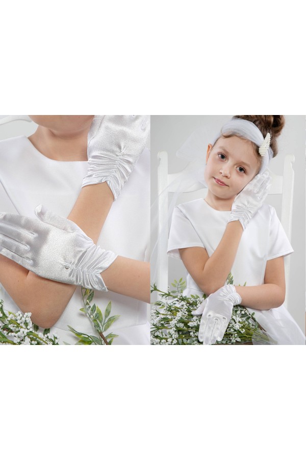 Communion Gloves Classic UK-Nr4 Communion Gloves Classic UK-Nr4 - obraz 2