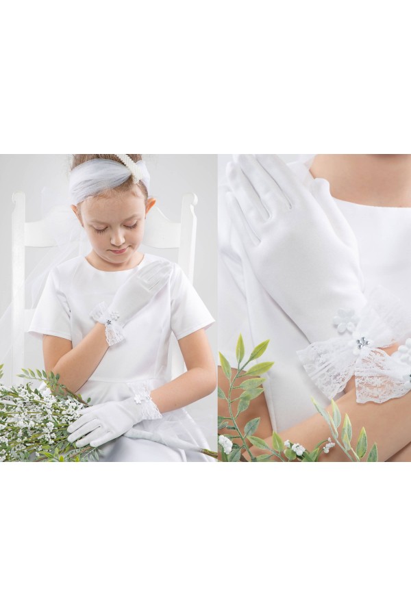 Communion Gloves Classic UK-Nr28 Communion Gloves Classic UK-Nr28 - obraz 3