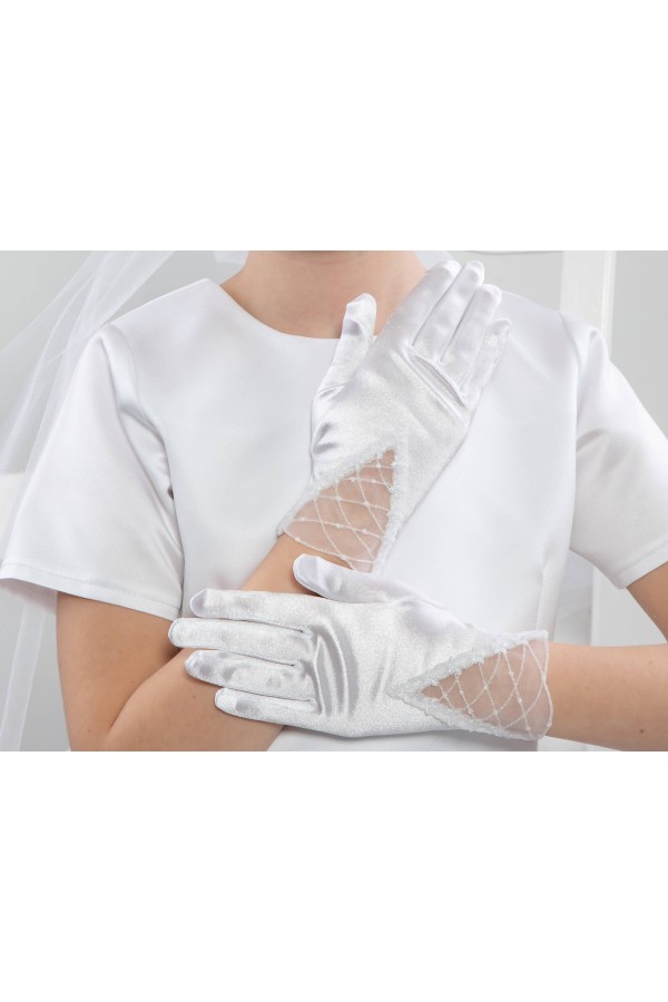 Communion Gloves Classic UK-Nr19 Communion Gloves Classic UK-Nr19 - obraz 2