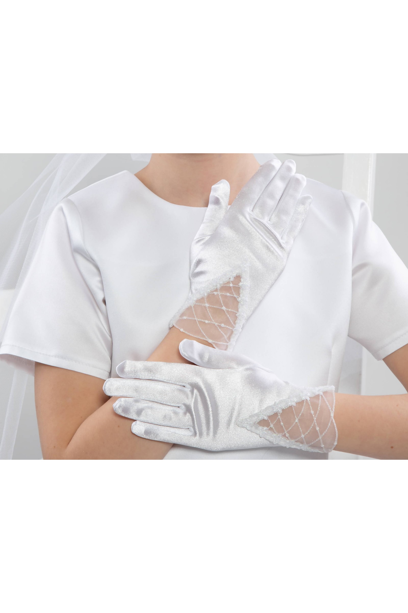 Communion Gloves Classic UK-Nr19 Communion Gloves Classic UK-Nr19 - obraz 2