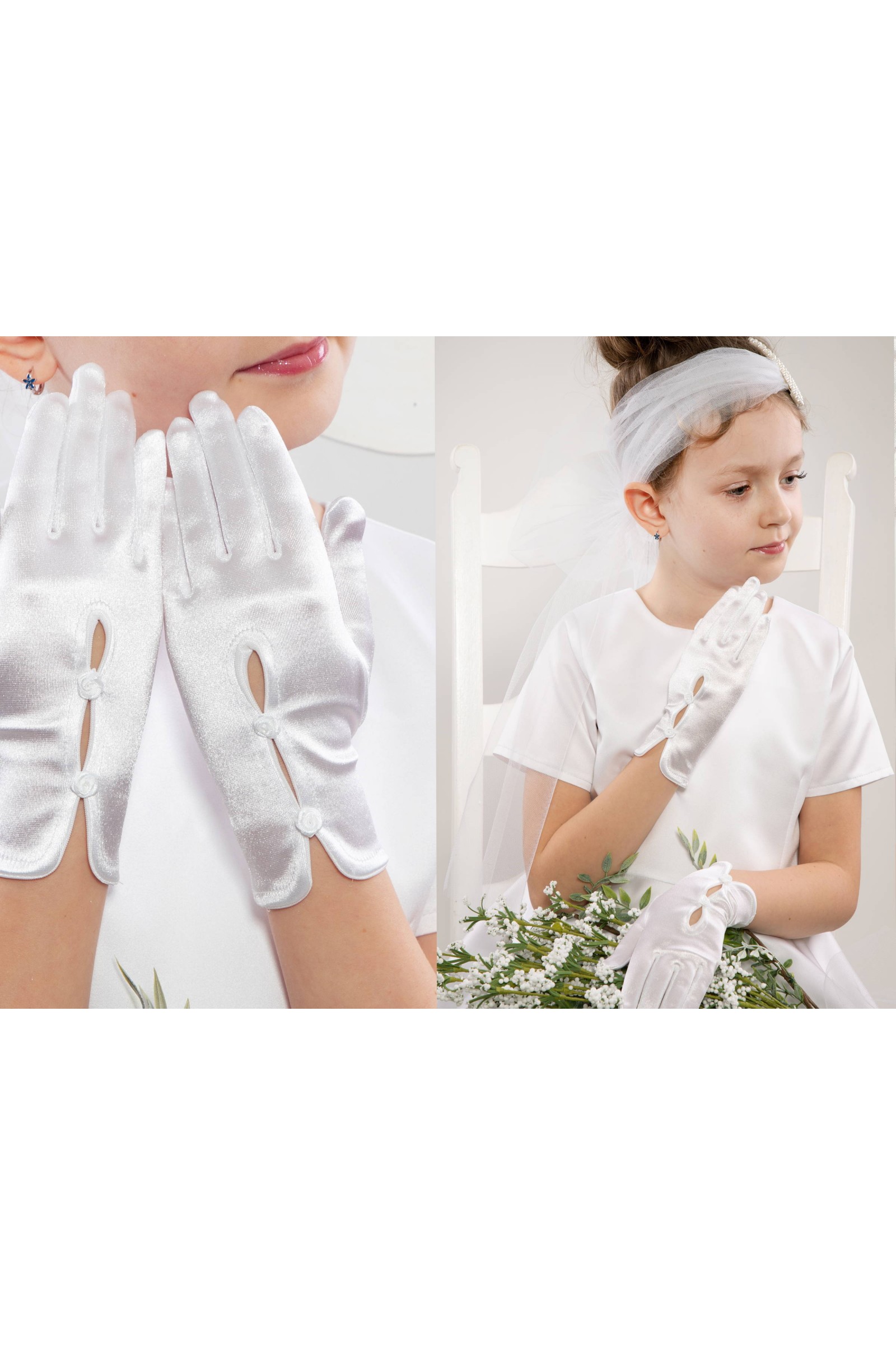 Communion Gloves Classic UK-Nr10 Communion Gloves Classic UK-Nr10 - obraz 2