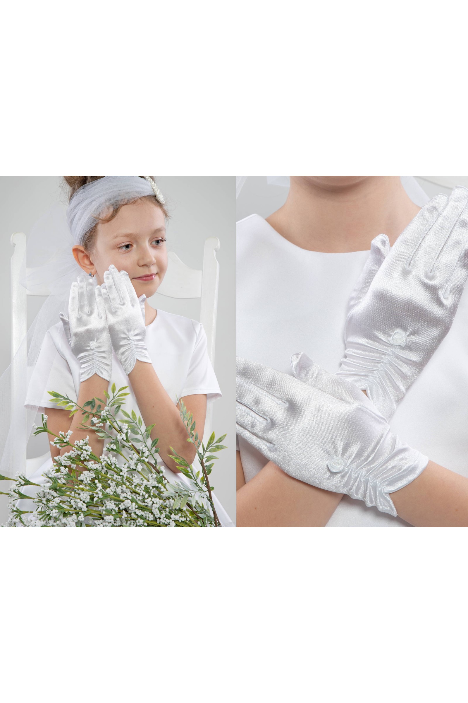 Communion Gloves Classic UK-Nr11 Communion Gloves Classic UK-Nr11 - obraz 1