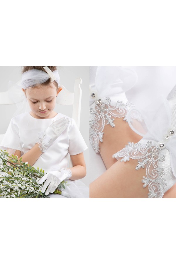 Classic communion gloves UK-Nr26A Classic communion gloves UK-Nr26A - obraz 3