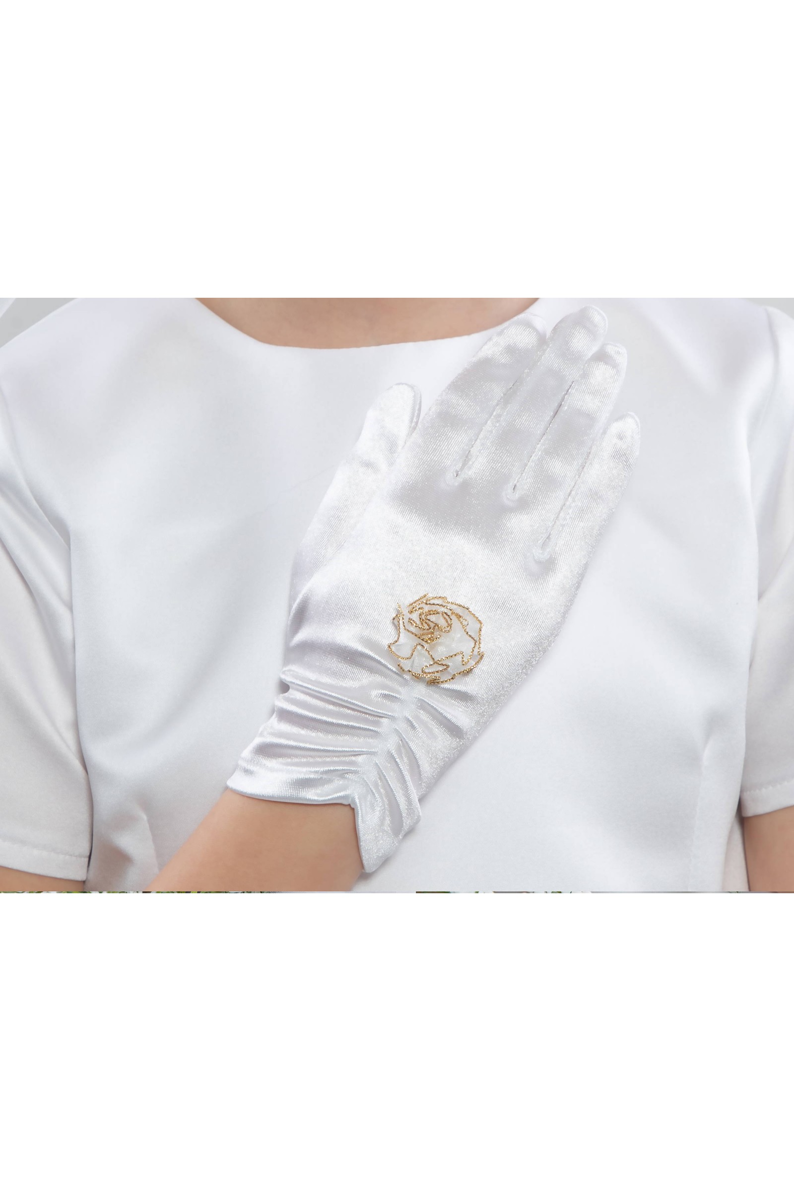 Communion Gloves Classic UK-Nr3a Communion Gloves Classic UK-Nr3a - obraz 4