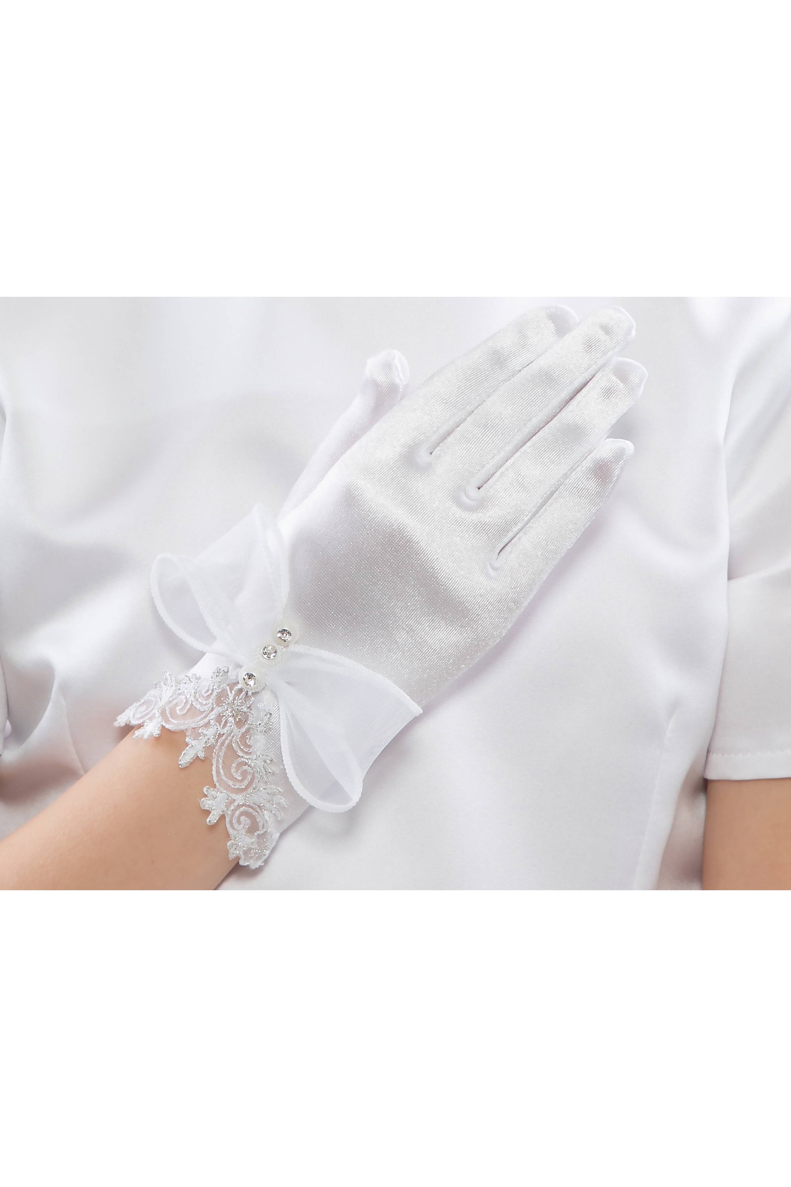 Classic communion gloves UK-Nr26A Classic communion gloves UK-Nr26A - obraz 4