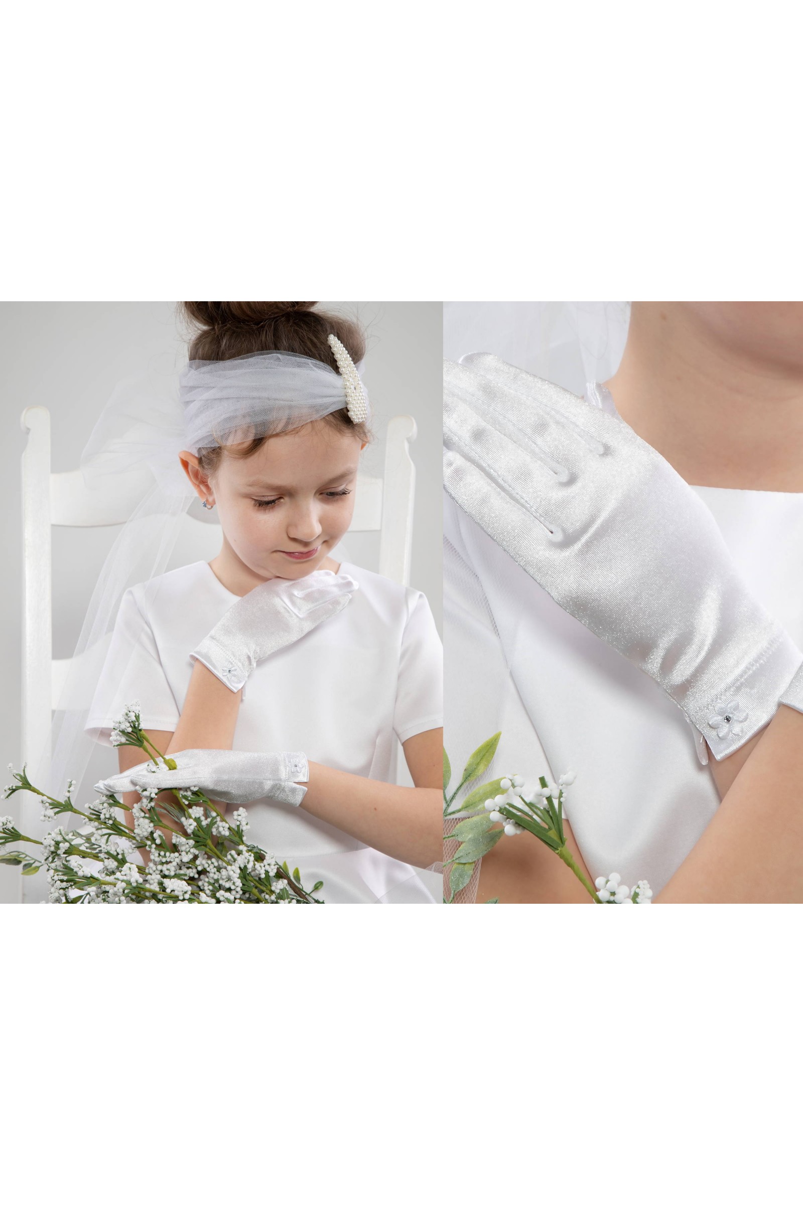 Communion Gloves Classic UK-Nr18 Communion Gloves Classic UK-Nr18 - obraz 1