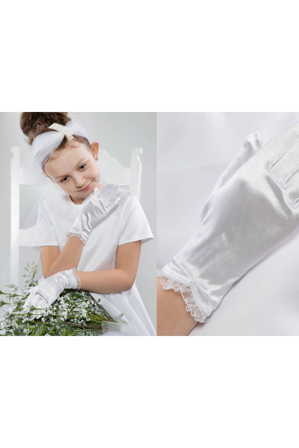 Communion Gloves Classic UK-Nr24 Communion Gloves Classic UK-Nr24 - obraz 1