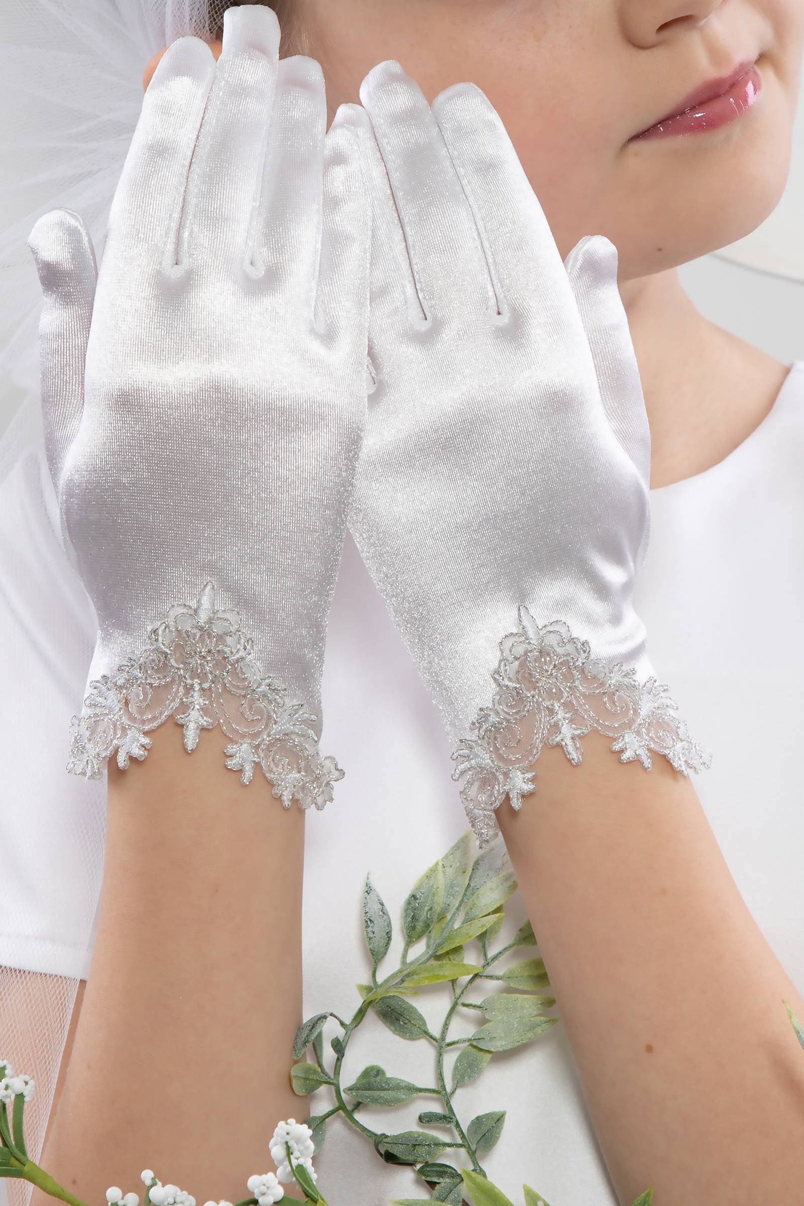 Communion Gloves Classic UK-Nr26 Communion Gloves Classic UK-Nr26 - obraz 0