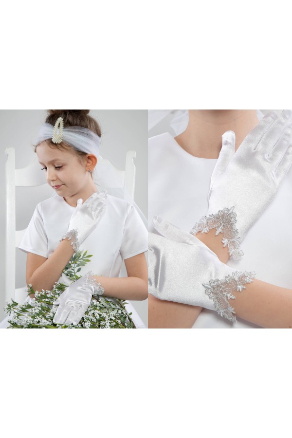 Communion Gloves Classic UK-Nr26 Communion Gloves Classic UK-Nr26 - obraz 1