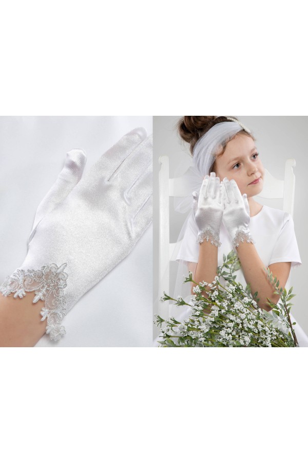 Communion Gloves Classic UK-Nr26 Communion Gloves Classic UK-Nr26 - obraz 3