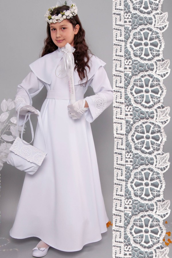 Communion Alba with guipure 13/UK-RS - obraz 1