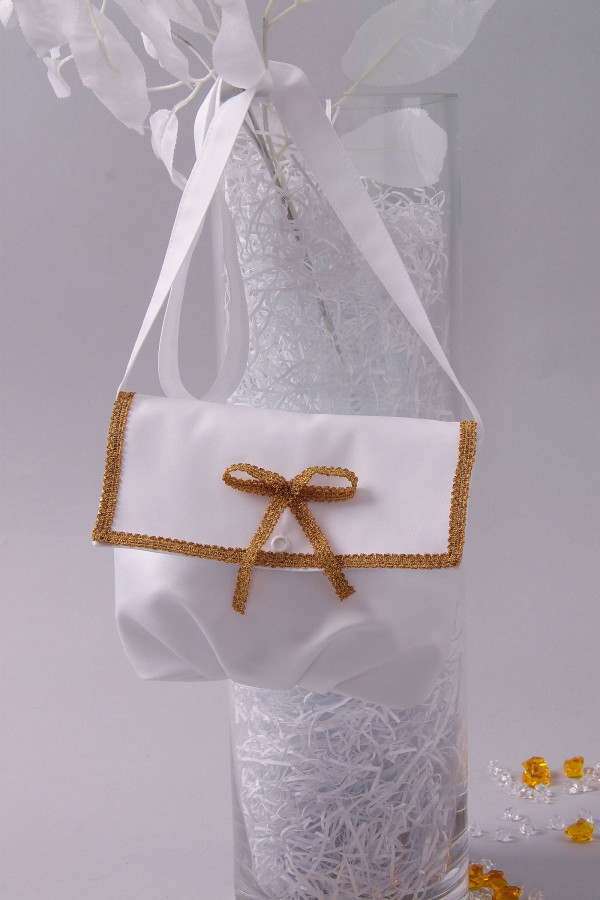 Satin belt communion bag UK-Tps11 Satin belt communion bag UK-Tps11 - obraz 1