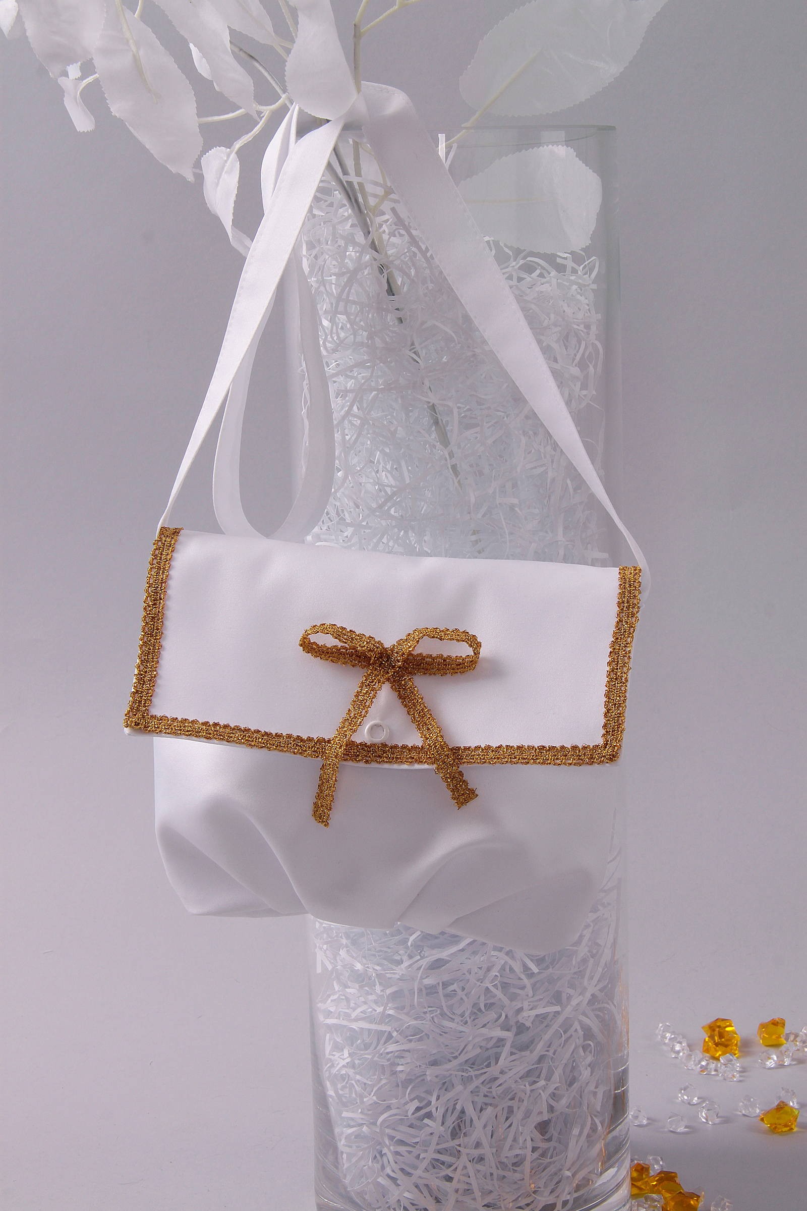 Satin belt communion bag UK-Tps11 Satin belt communion bag UK-Tps11 - obraz 1