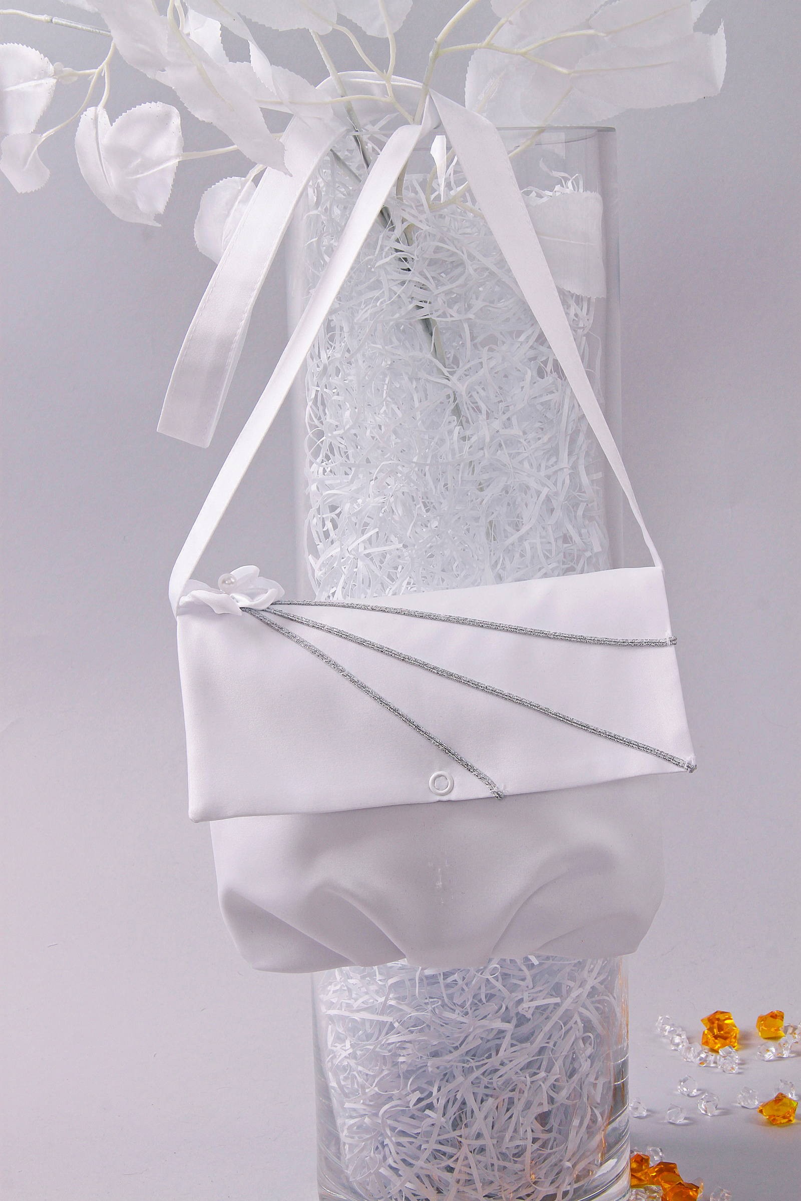Satin belt communion bag UK-Tps16 Satin belt communion bag UK-Tps16 - obraz 1