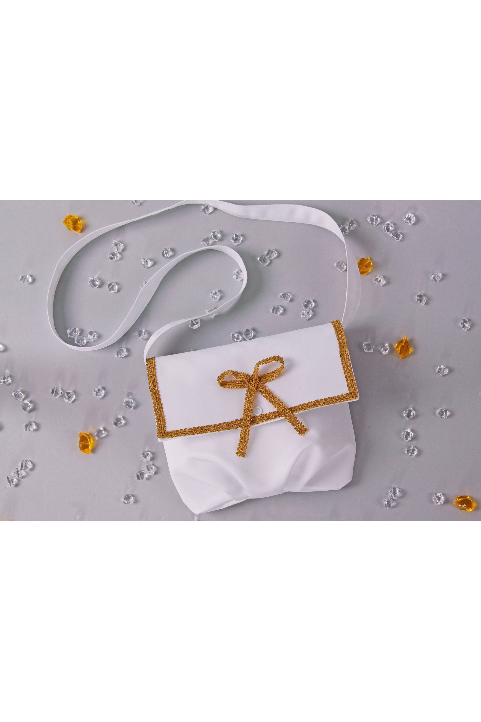 Satin belt communion bag UK-Tps11 Satin belt communion bag UK-Tps11 - obraz 2