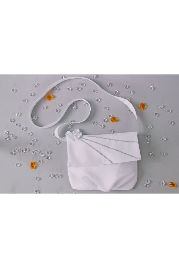Satin belt communion bag UK-Tps16 Satin belt communion bag UK-Tps16 - obraz 2