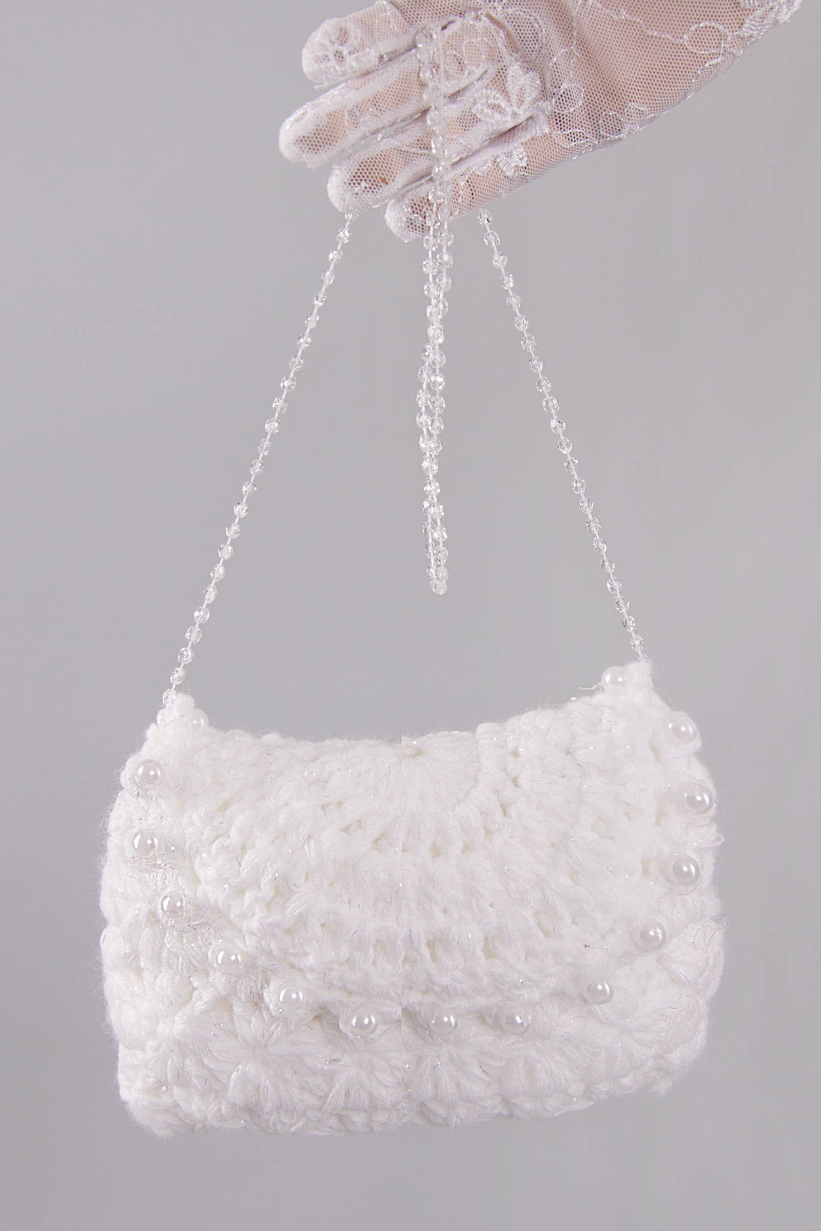 Communion bag crochet yarn UK-Tdp1 Communion bag crochet yarn UK-Tdp1 - obraz 1