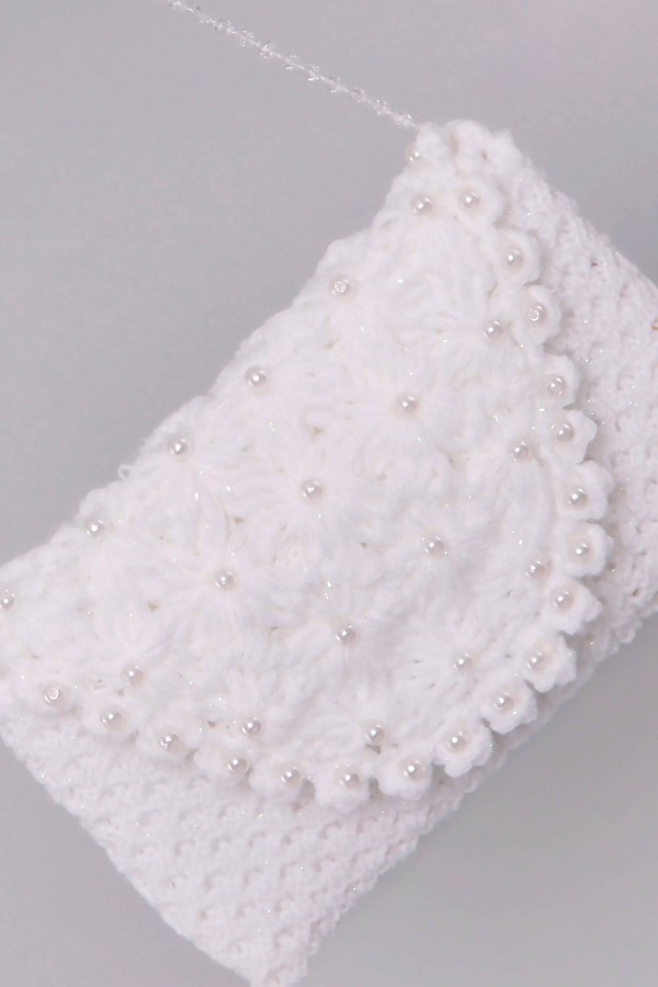 Communion bag crochet yarn UK-Tdp2 Communion bag crochet yarn UK-Tdp2 - obraz 1