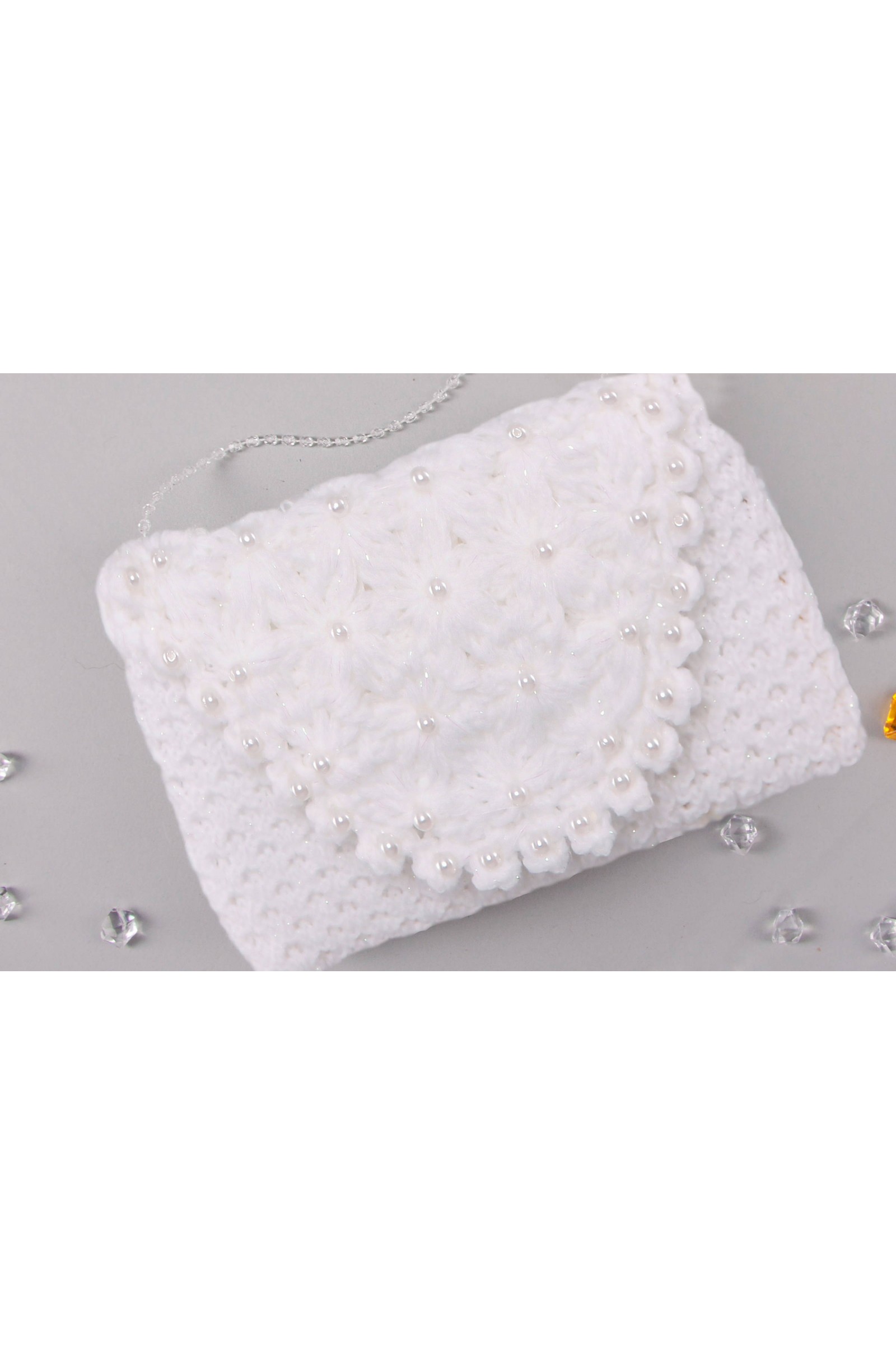 Communion bag crochet yarn UK-Tdp2 Communion bag crochet yarn UK-Tdp2 - obraz 3