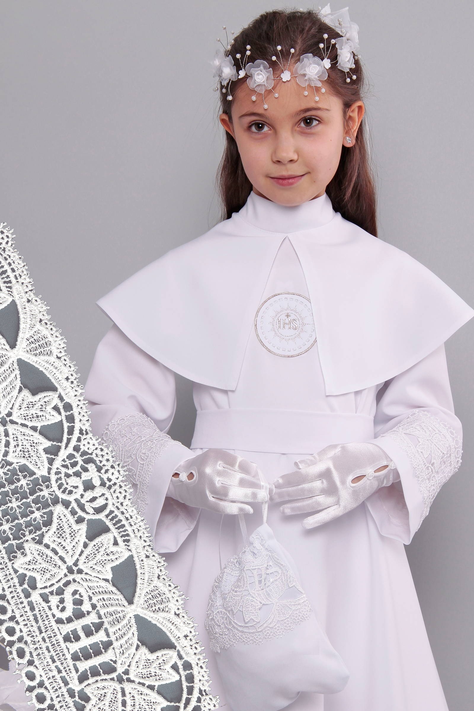 Communion Alba with guipure 12/UK-RS - obraz 0