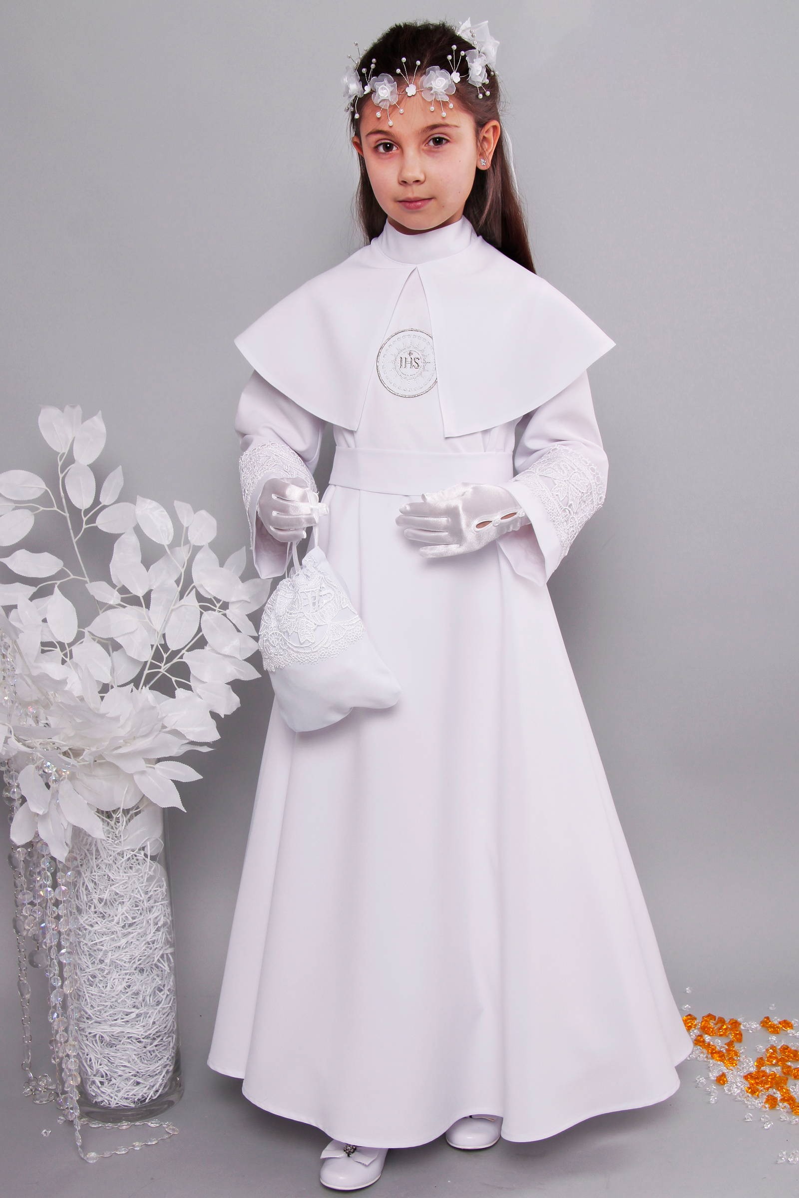 Communion Alba with guipure 12/UK-RS - obraz 4