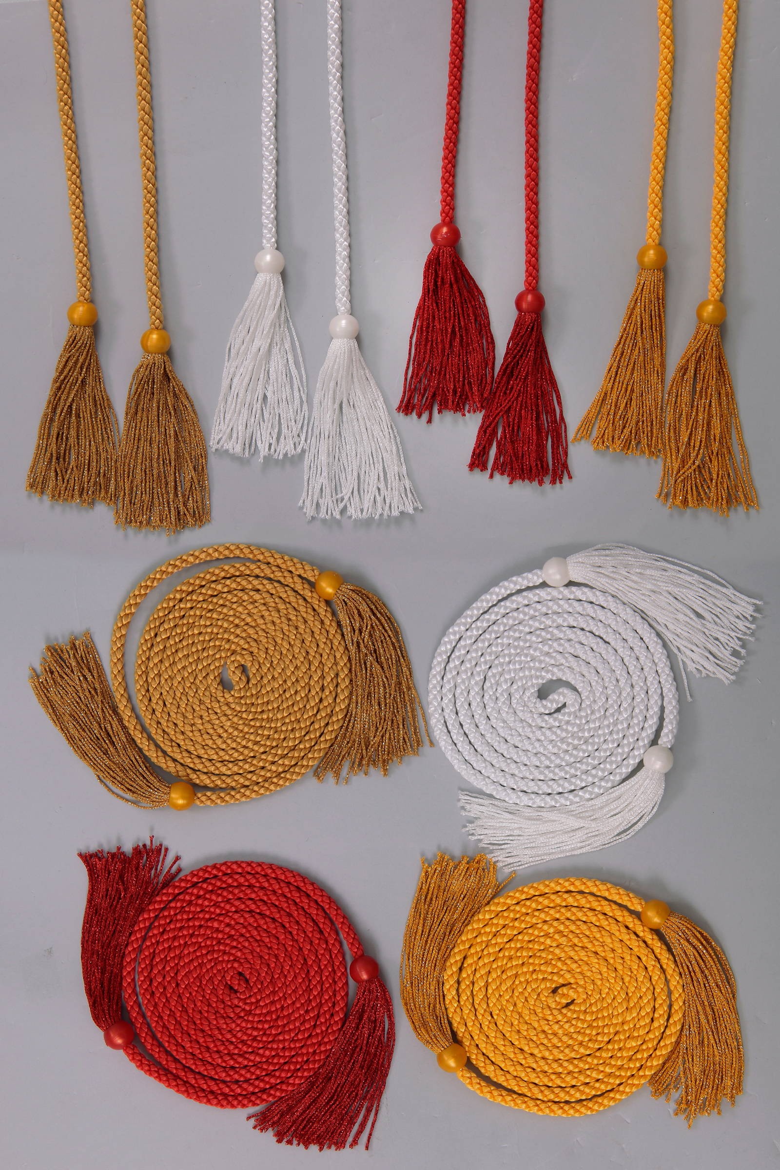 Colorful communion cords with tassels - obraz 0