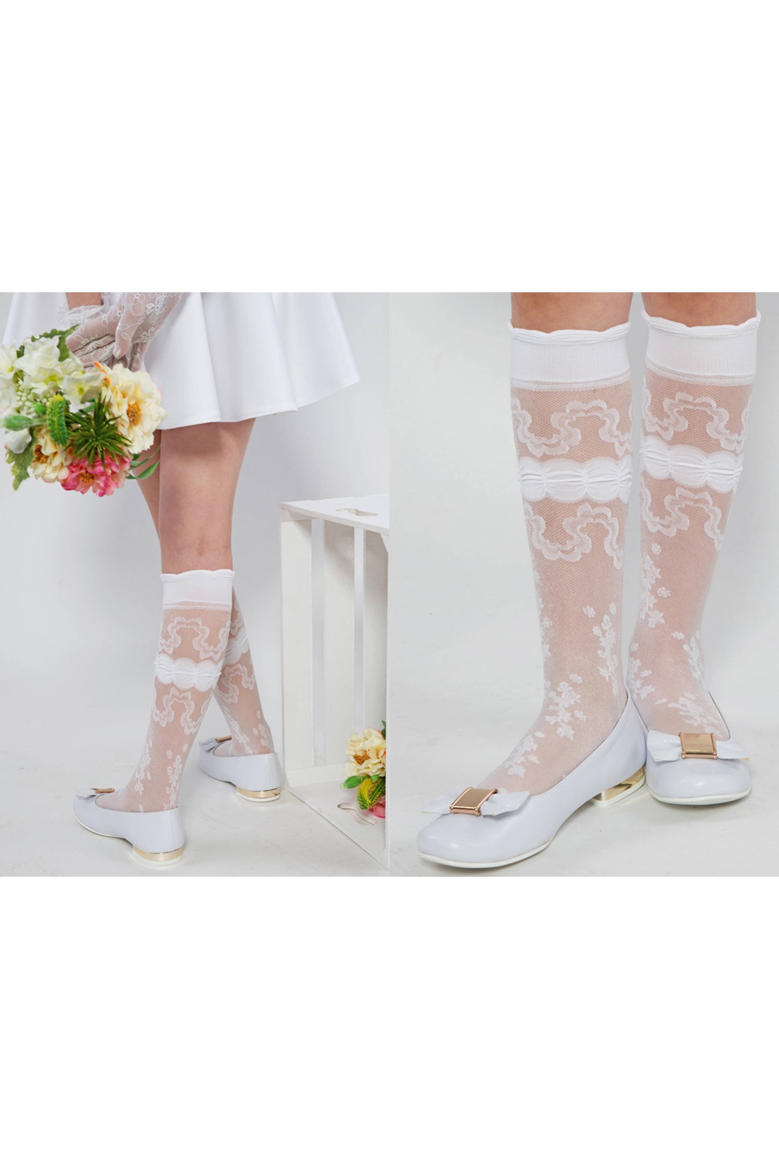 Communion knee socks - Tosia - obraz 1