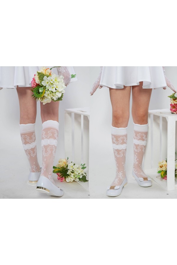 Communion knee socks - Tosia - obraz 2