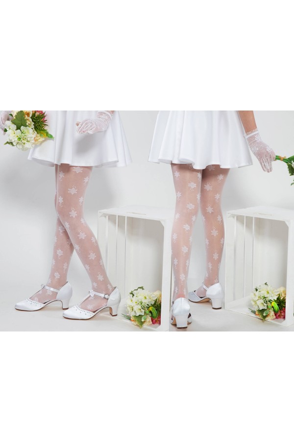 Elegant communion tights - Alicia mot. 1 - obraz 3