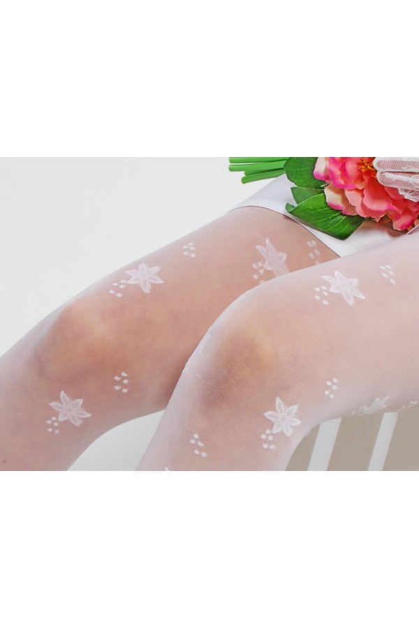 Elegant communion tights - Sara G - obraz 1