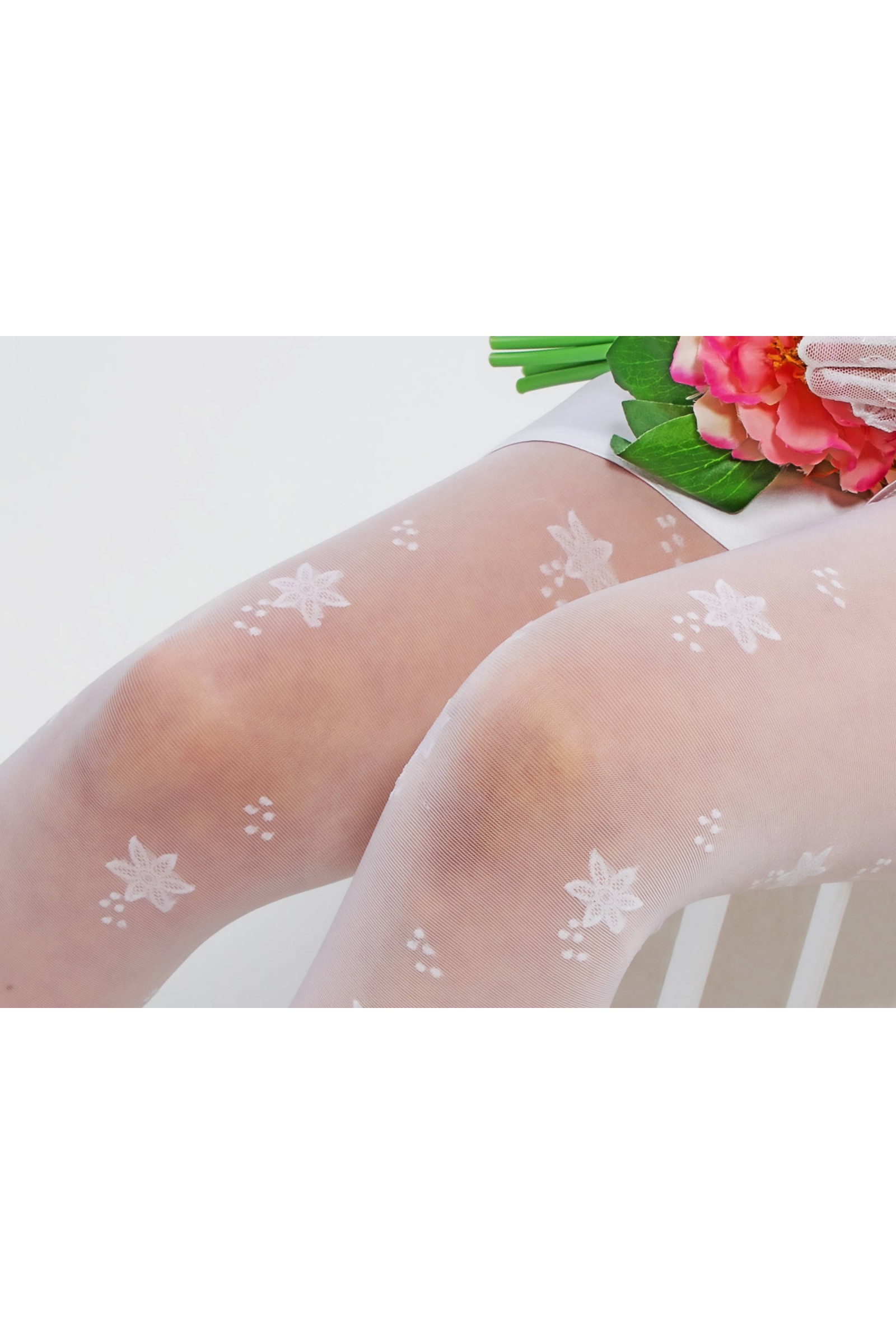 Elegant communion tights - Sara G - obraz 1