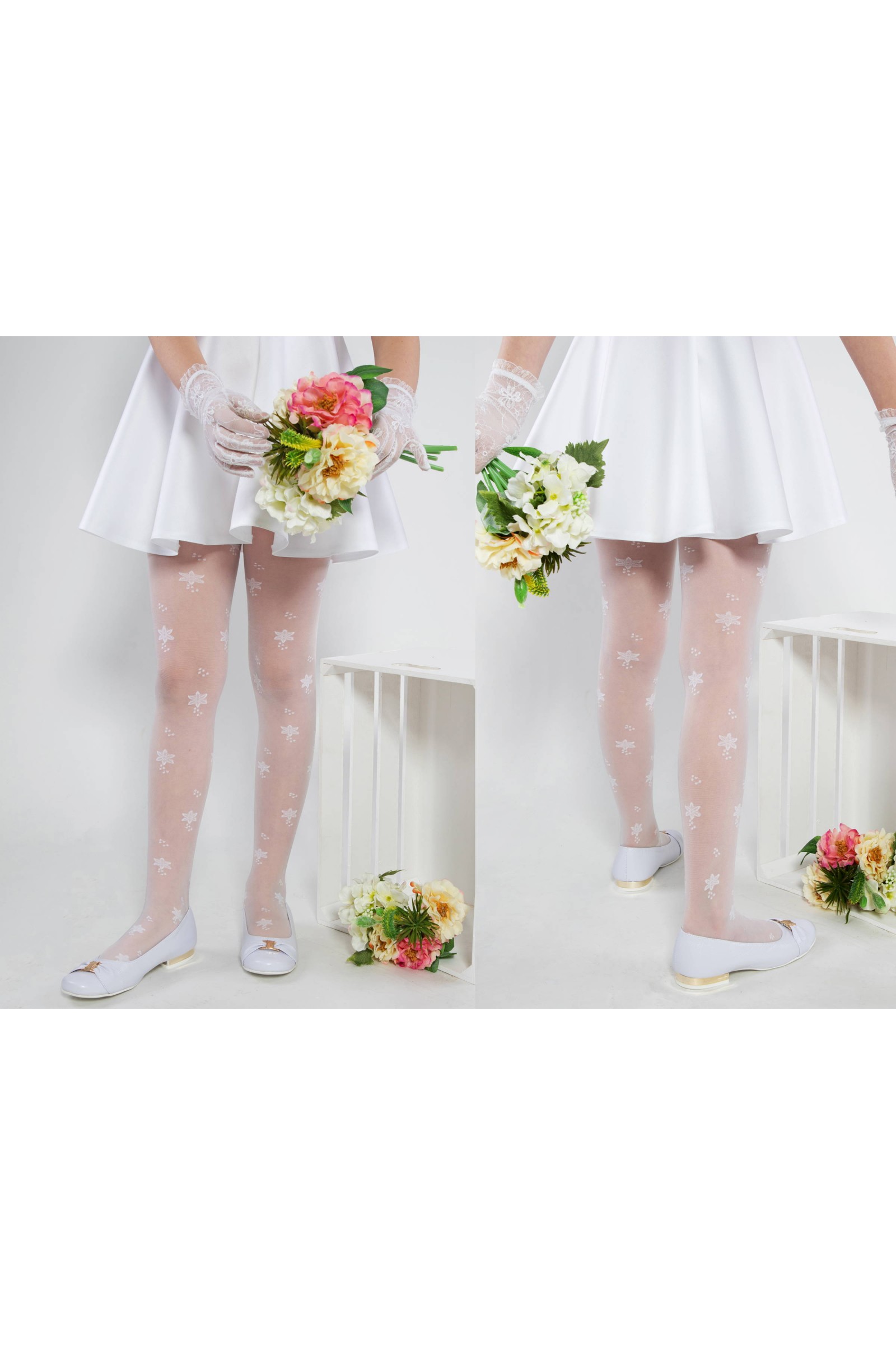 Elegant communion tights - Sara G - obraz 3