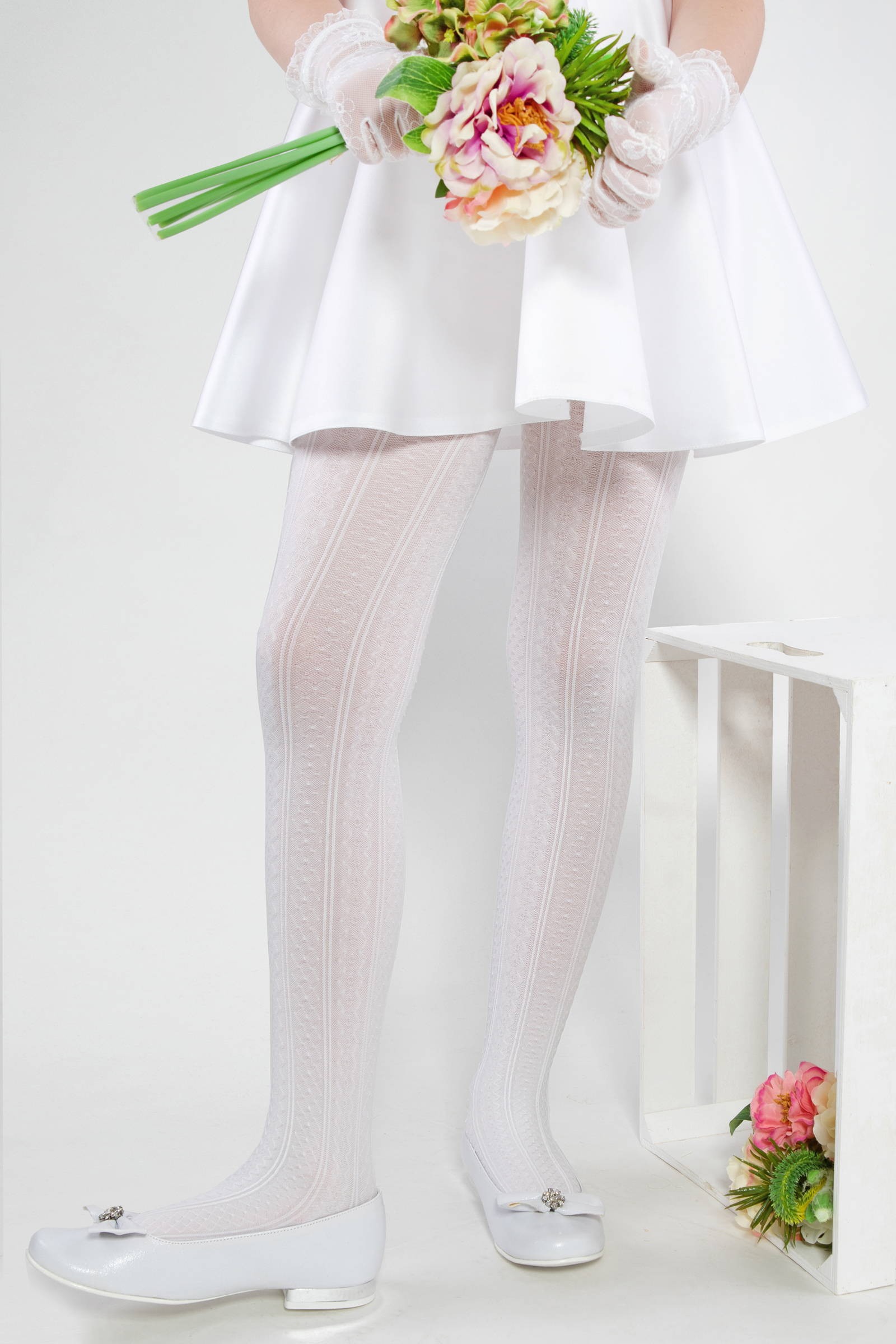 Elegant communion tights - Natasha warming tights - obraz 0