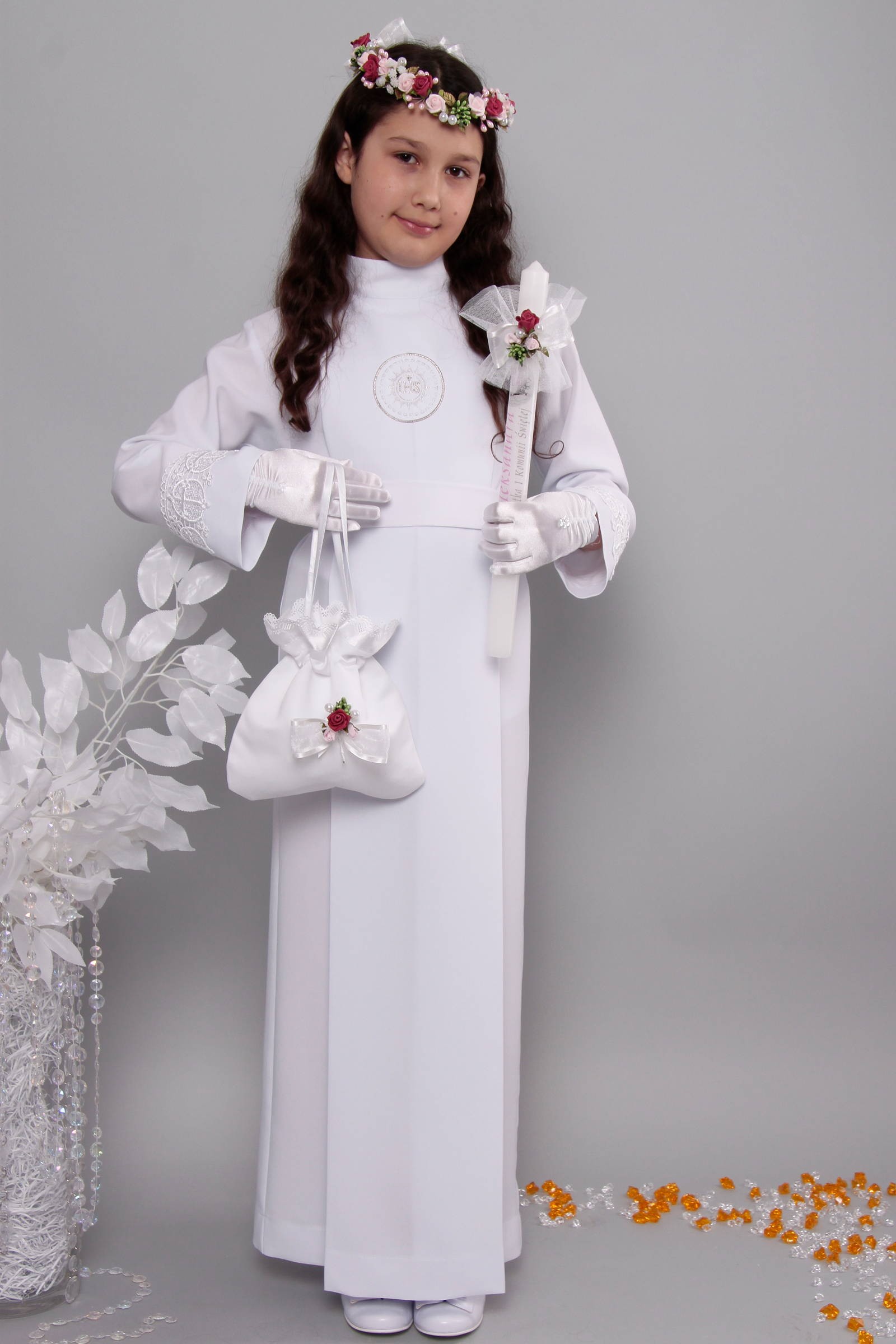 Communion Alba with guipure 13a/UK-K - obraz 1