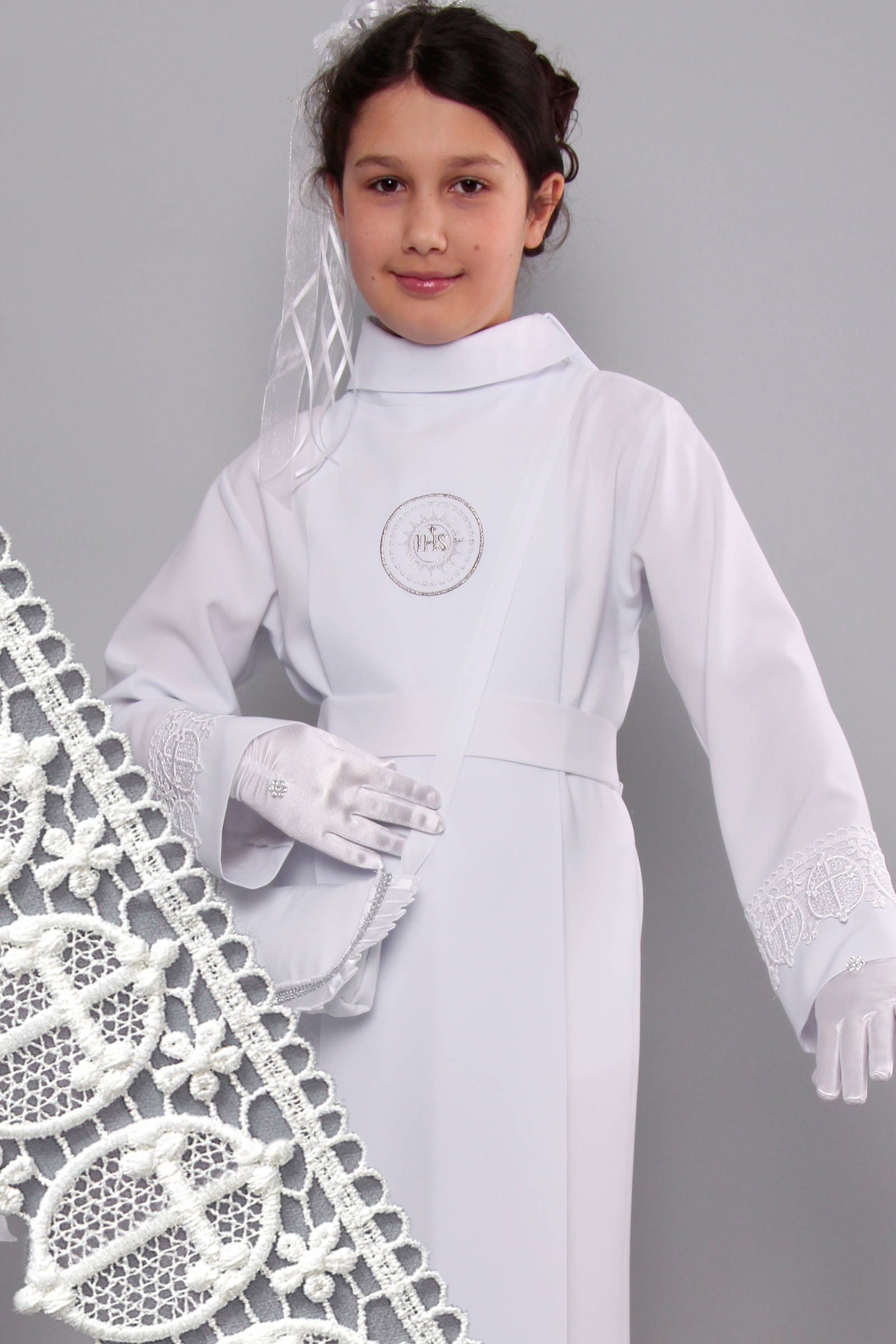 Communion Alba with guipure 16a/UK-K - obraz 0