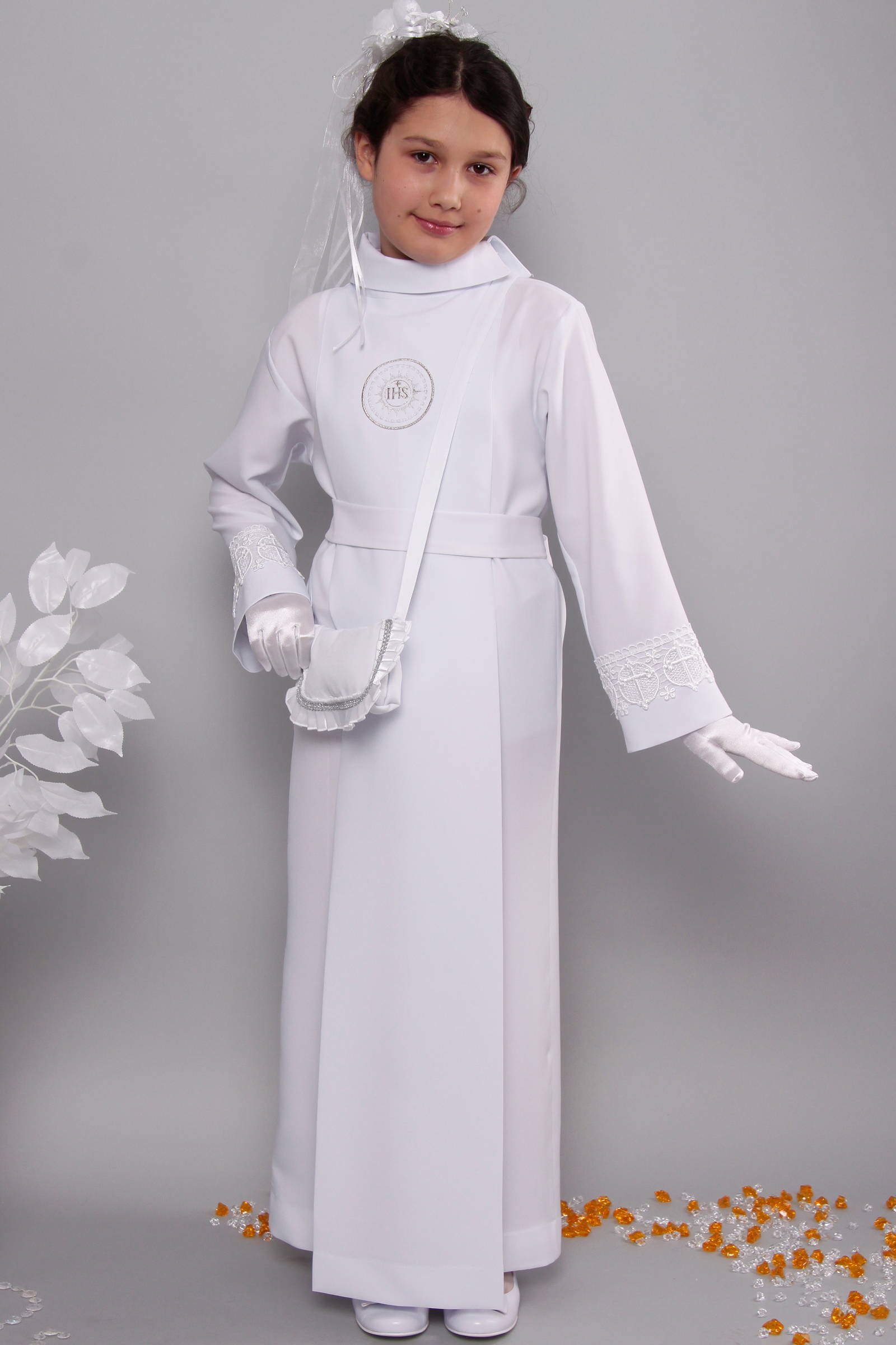 Communion Alba with guipure 16a/UK-K - obraz 1